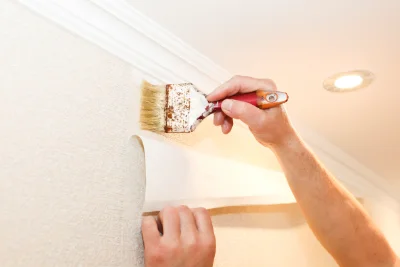 Pose de papier peint à Étréham — revêtements muraux et toiles de verre